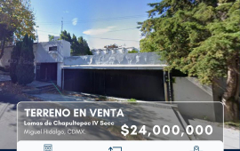 Terreno en Venta en Lomas Virreyes, Lomas de Chapultepec